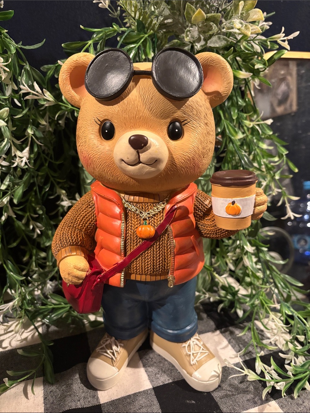 Brown Bear Plush Figurine
